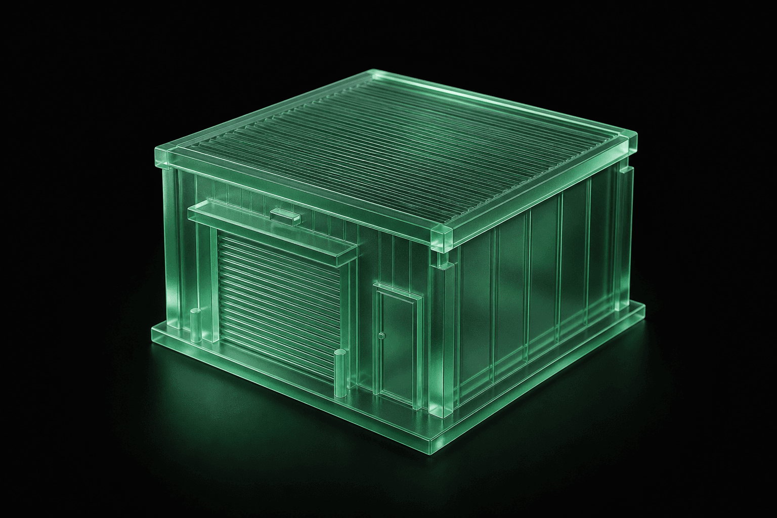 Storage Facility — glass model